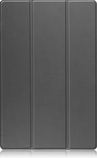 Hoesje - Geschikt voor Samsung Galaxy Tab S9 - Dun & Stevig - Trifold Bookcase - Hard Cover Case - Met Uitsparing Geschikt voor S Pen - Hardcover Book - Tablet Hoes - Grijs