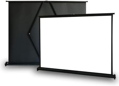 Projectiescherm - Filmscherm - Thuisbioscoop Ervaring - Zelfdragend Uitschuifbaar - 40 Inch - Wit