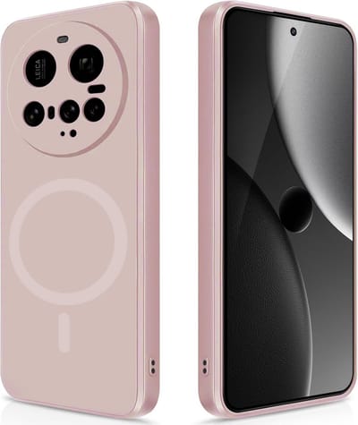 Stravo Hoesje Geschikt voor Xiaomi 15 Ultra – Siliconen Cover Hoes met MagSafe – Slank & Lichtgewicht – Schokbestendig – Anti-Fingerprint – Siliconen Case voor Xiaomi 15 Ultra - Roze