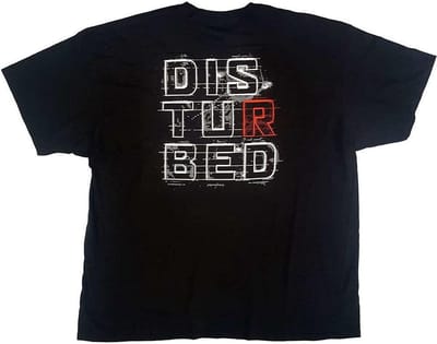 Disturbed - Are You Ready Heren T-shirt - S - Zwart