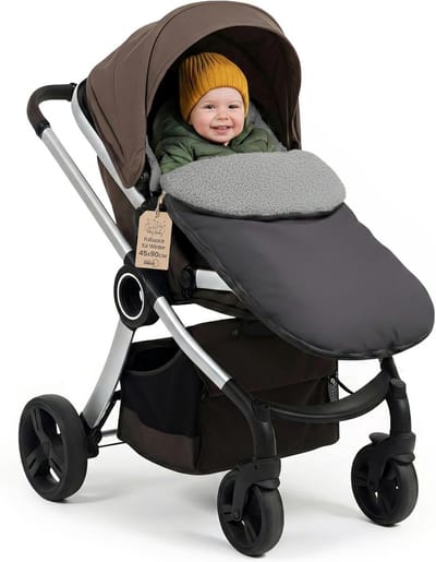 Warme Voetenzak voor Kinderwagen en Buggy - Winter Inleghoes Extra Dik Teddy Pluche