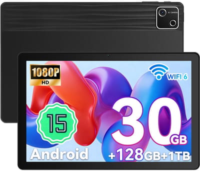 JENBIZZ G13 - Android 15 Tablet - 10.1 inch - 30(6+24)GB RAM/128GB ROM– 6200mAh - Zwart