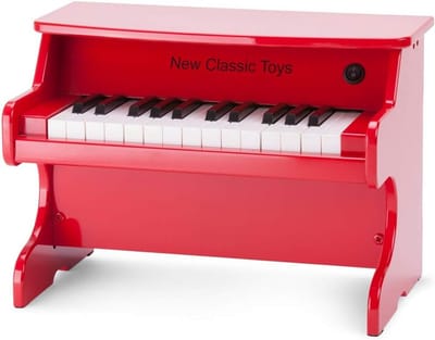 Houten Speelgoed Piano voor Kinderen - Muzikaal Speelgoed in Rood