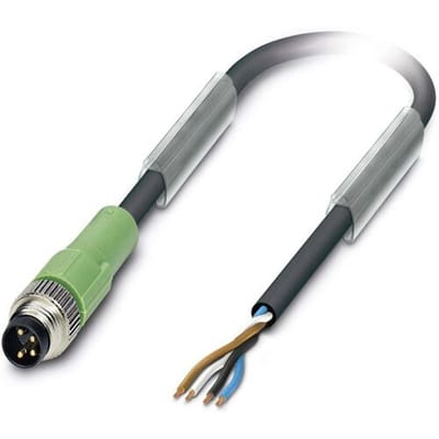 Phoenix Contact 1694143 Sensor/actuator connector, geassembleerd M8 Aantal polen (sensoren): 4 Stekker, recht 10.00 m 1 stuk(s)