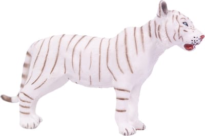 PIA Soft Toys - Tijger wit speelfiguur PVC - 11cm - speelgoed