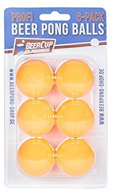 Professionele Beer Pong ballen - Tafeltennis ballen (6 stuks)