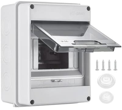 IP65 Zekeringkast voor 5 Modules - Compacte Verdeelkast voor Tuin, Kelder en Garage