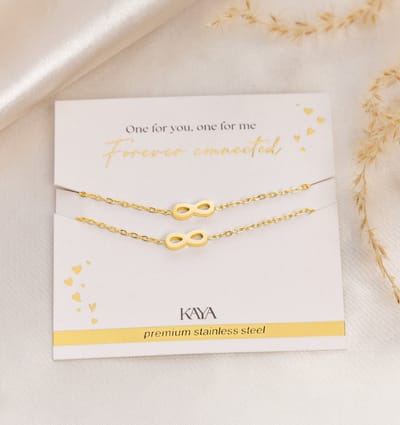 Zussen Armbanden Set 'Infinity' | Stainless Steel