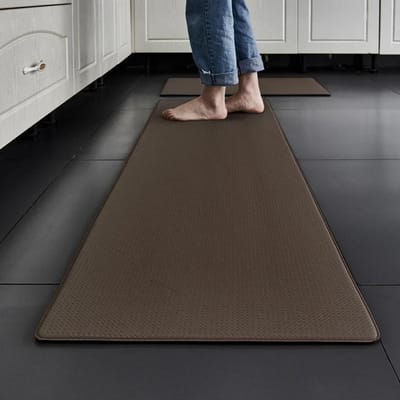 PVC Wasbare Keukenmat Grijs Vinyl Antislip Tapijt Waterdicht Oliebestendig Lang Tapijt Voor Vloer Balkon Wasruimte Entree Deurmat 45x150cm