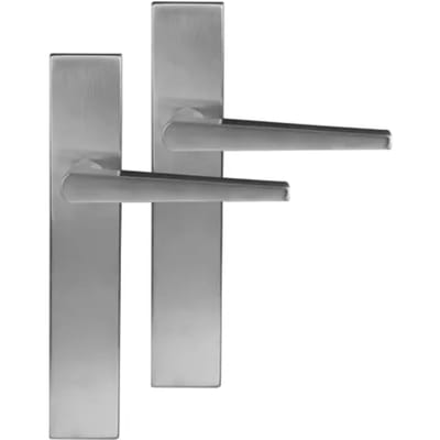 Differnz Deurkruk Rotterdam Sc010 - Mat Chroom - Vierkant Blind Schild - 2 Stuks