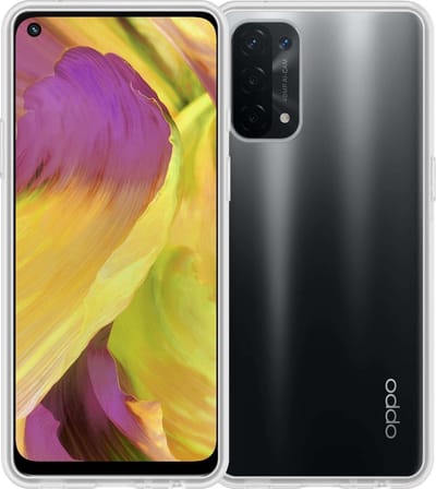 Hoesje Geschikt voor OPPO A54 5G - Sterk & Shockproof - Hoes Cover - Siliconen Case - Transparant