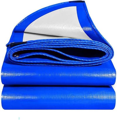 Waterdicht Zeildoek - Afdekzeil Regendicht - Bescherming Buiten - Uv-Bestendig Scheurvast - 150 x 220 cm - Marineblauw