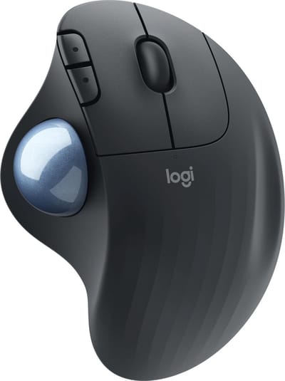 Logitech Ergo M575 for Business - Draadloze Muis - Bluetooth - Trackball - Rechtshandig - Graphite