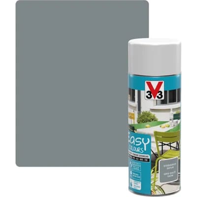 V33 Decoratieve Verf Easy Colours Steengrijs Zijdeglans 0,4l