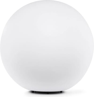 Buitenlamp Globe Ø 20 cm wit