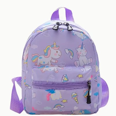 Eenhoorn Rugzak | Unicorn Rugzak | Kinderen | Paars | Peuter Rugtas | Kinder Rugzak | Meisjes Schooltassen | Kleine Schooltas | 5 liter