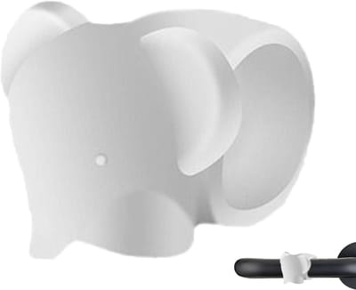 Deurstoppers Siliconen - Deurklink Stopper - Muren Beschermen - Zonder Boren - 5L x 6.5W x 6.5Th cm - Transparant