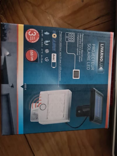 Livarnolux LED solarschijnwerper
