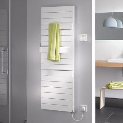 Kermi Tabeo-E bathroom radiator 60 x 10.1 x 143.7 cm incl. electric set WKS right TBE101500602DXK