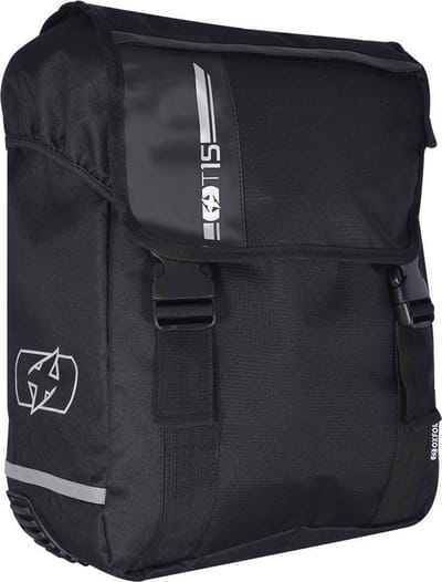 Oxford Waterdichte luxe Zijtas voor de Fiets - Enkele Fietstas -Waterdicht Polyester - Boodschappen - Afneembare Fietstas - Inhoud 13 Liter