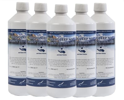Handzeep No Scent, No Colour 500 ml - set van 5 stuks - Voordeelverpakking