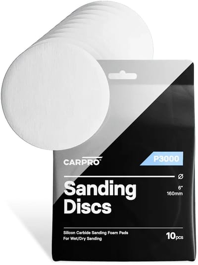 CarPro SiC P3000 Sanding Discs 130mm - 10 stuks