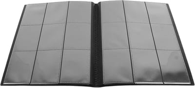 Dailygoods - Card Collection Folder - Card Slots - 360 pages - Suitable for Game Cards - Board Games - Magic: The Gathering - Black - 9 Card Slots Per