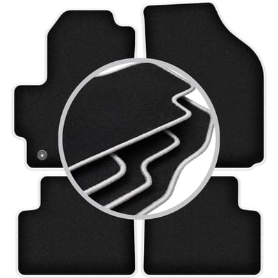 CARLUX-SILVER automatten voor: Daewoo Matiz hatchback (1997-2007)