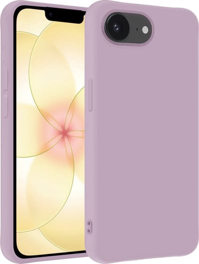 Hoesje - Geschikt voor Apple iPhone 17e - Sterk & Shockproof - Hoes Cover - Siliconen Case - Telefoonhoesjes - Lila