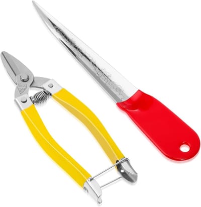 Set van 1 rieten vlechtgereedschap voor meubels, reparatie en manden - Herstelset voor rieten manden, vlechtwerk en meubels