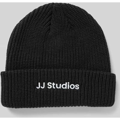 Beanie met labeldetail, model 'SOHO'