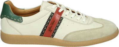 Galizio Torresi - 318450 - Vrije tijdsschoenenHeren veterschoenHeren sneakersCasual - Kleur: Wit/beige - Maat: 41
