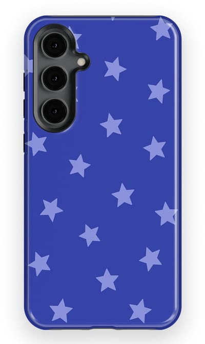 DripCase Hoesje Samsung Galaxy S24 Plus | Sterren Design | Magnetisch Opladen | 2-in-1 Ontwerp | Stars Backcover Blue Moon