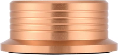 Platen Stabilisator met Waterpas - Draaitafel Stabilisator - Muziek Luisteren - Trillingsdemping - 78 mm Diameter - Goud