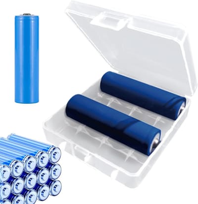 Batterij Opbergdoos - Batterij Container - Batterij Beheer - Stof en Vocht Bescherming - 6.3 x 4.09 x 3.81 cm