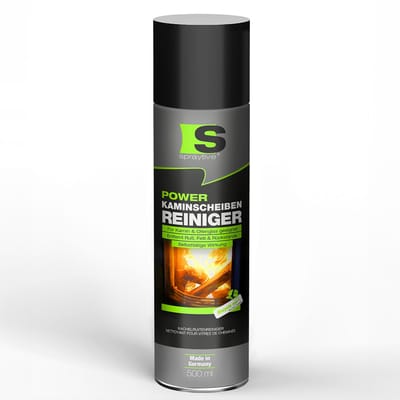 Spraytive 1x 500ml kachelruit reiniger schuimreiniger voor haardglas verwijdert roet vet en aanslag zonder schrobben streeploos schoon