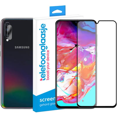 Samsung Galaxy A70 scherm + camera screenprotector