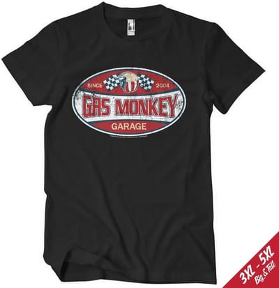 Gas Monkey Garage T-shirt Since 2004 Label T-shirt GMG-1-GMG019-H92-12