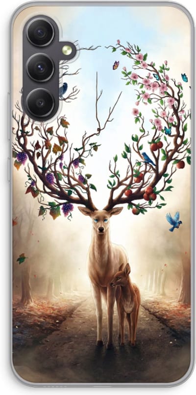 Case Company® - Hoesje geschikt voor Samsung Galaxy A34 hoesje - Seasons Change - Soft Cover Telefoonhoesje - Bescherming aan alle Kanten en Schermrand