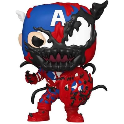 Marvel Carnage Captain America vinylfiguur 1436 Funko Pop! meerkleurig