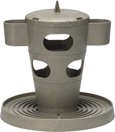 Beeztees Snacktoren - Kippenvoerbak - 100% Gerecycled Plastic - 30x30x32,5 cm