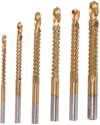 Dailygoods- Zijboor HSS 3-8 Mm - Zaagboor - Gekarteld Snijden - Robuust voor Hout/Metaal/Kunststof - Veelzijdig Gebruik - Stevig en Stabiel - Boorset
