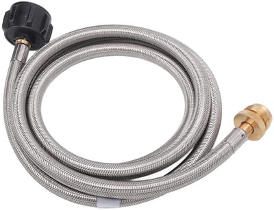 Dailygoods - Gasslang Adapter 1,5m voor Camping Grills en Verwarmers