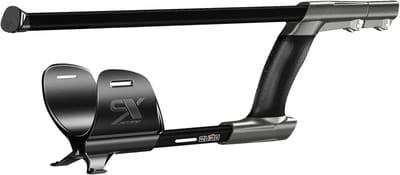Metaaldetector Steel - Telescopische Steel - Metaaldetectie Uitbreiding - Ergonomische S-Steel - Verstelbaar tot 65 cm - Zwart