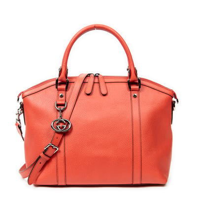 Medium GG Charm Dome Satchel   schoudertas