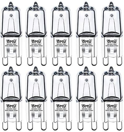 Halogeengloeilamp G9 28W 370 lm Dimbaar Warm Wit - 10 Stuks
