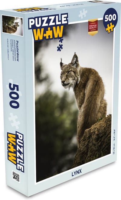 Puzzel Lynx - Legpuzzel - Puzzel 500 stukjes