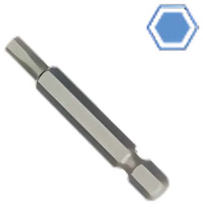 High Precision zeskantsleutel 2mm Bit with 1/4 Zoll Connection and 50mm Length from Durable S2 Steel – Ideal for Professional and Home Use, Ensuring Accurate Fastening and Longevity in Machine Construction and Precision Work