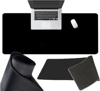 Muismat - Gaming Mousepad XXL - Game Muismat - Onderlegger - Grote Muismat - Anti Slip - Desktop Mat - Zwart - 90x40 CM - Rheme
