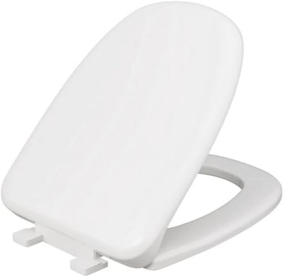 Comfortabele langwerpige kunststof wc-bril met EZ sluiting
